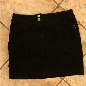 White House Black Market Velvet skirt